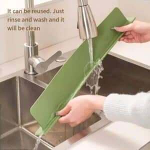 Silicone Sink Splash Guard Pakistan – Kitchen Water Splash Protector & Countertop Barrier
