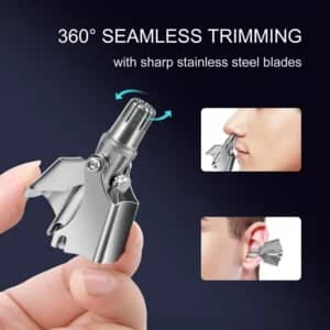 Stainless Steel Manual Nose Hair Trimmer