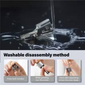 Stainless Steel Manual Nose Hair Trimmer