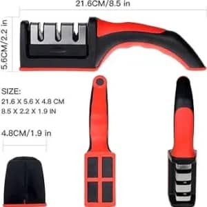 Kitchen Knife Sharpener – 3 Stage Manual Sharpening Tool