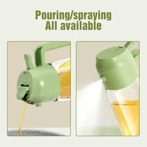 2 in 1 Oil Spray Bottle & Dispenser 470ml
