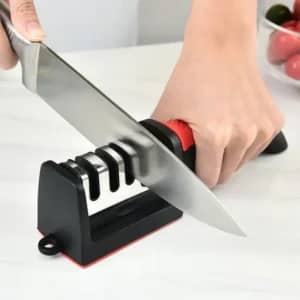 Kitchen Knife Sharpener – 3 Stage Manual Sharpening Tool