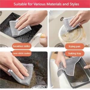 Wire Dish Washing Cloth (10 Pcs)