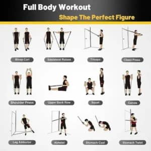 Power Resistance Bands Set for Workout (5 Bands)