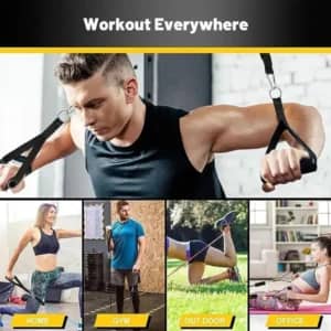 Power Resistance Bands Set for Workout (5 Bands)