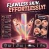 Blawless 2 in 1 rechargeable eyebrow trimmer and facial hair remover for women in rose gold, with interchangeable heads, available in Pakistan on Mania.pk